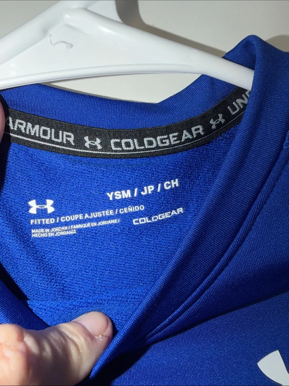 Under Armour Royal Blue Long Sleeve Athletic Tee
